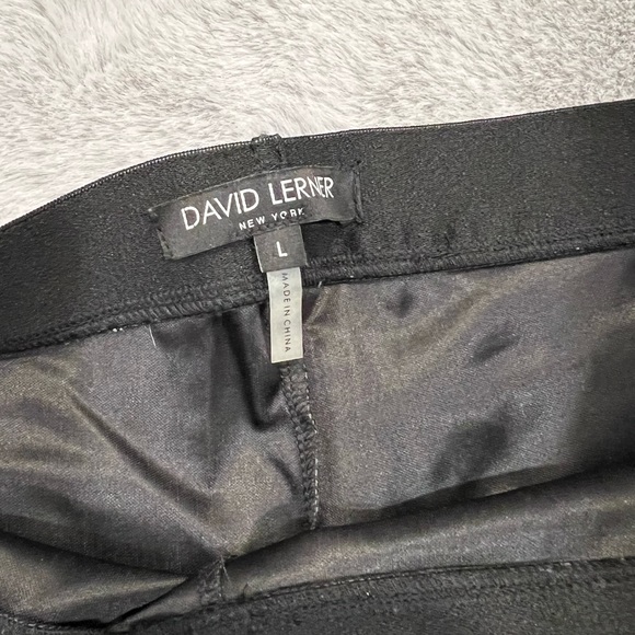 DAVID LERNER Pleather Leggings Women’s Large - Picture 4 of 4